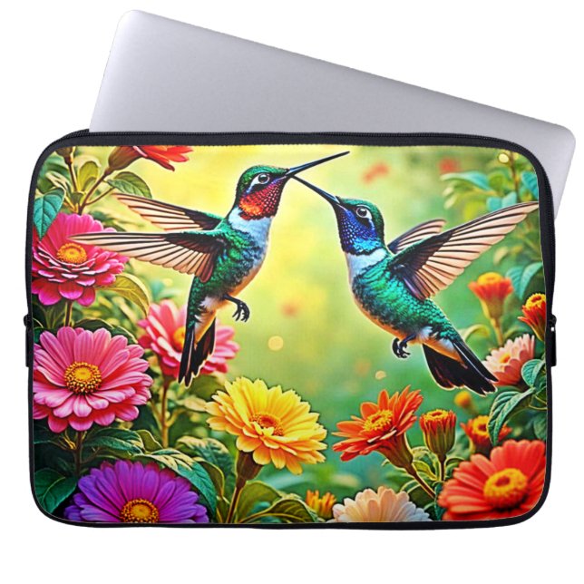Magic Design, judisk klonad Hummingbird Laptop Fodral (Framsidan)