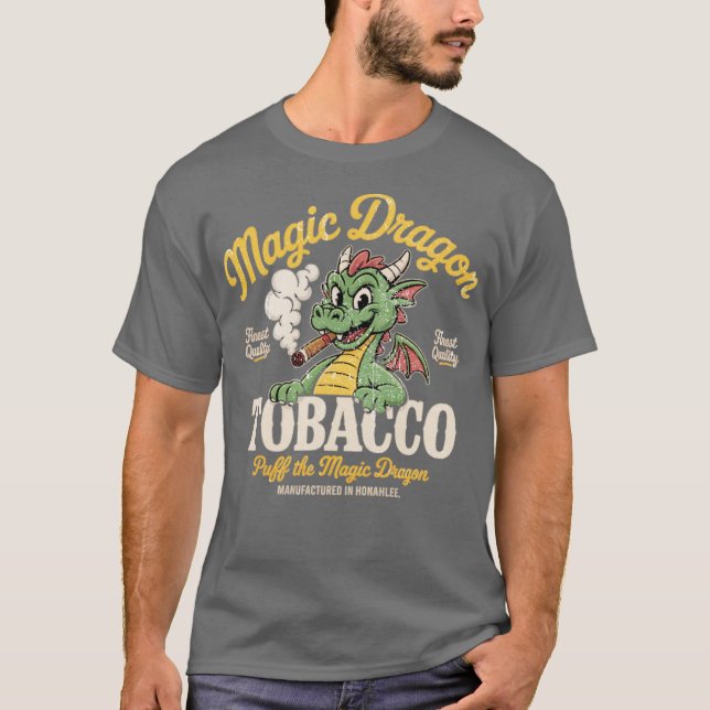 Magic Dragon Tobacco T Shirt (Framsida)