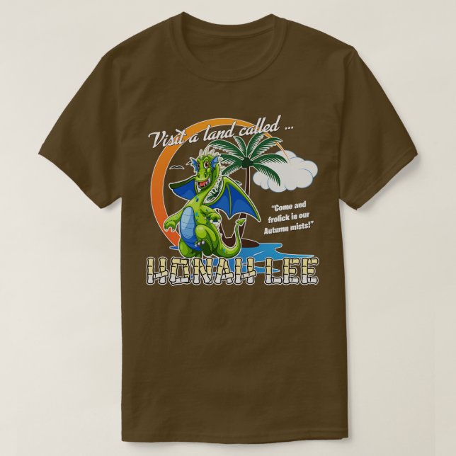 Magic Dragon Visit Honah Lee T Shirt (Design framsida)