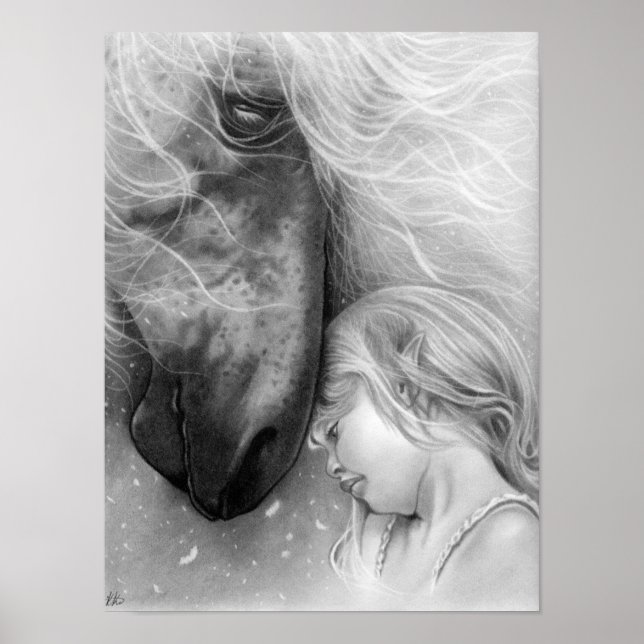 Magic Dreams Girl with Horse POSTER (Framsidan)