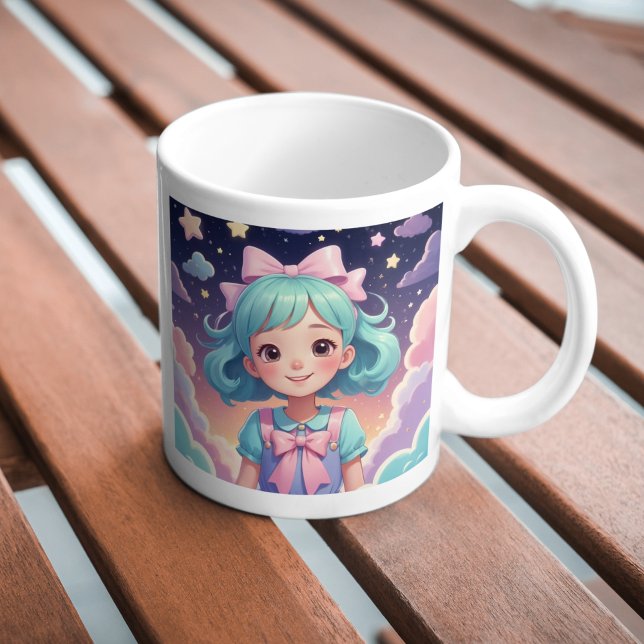 Magic Dreamy Girl Mugg - Cute Pastel C Mugg, 11 oz (Skapare uppladdad)