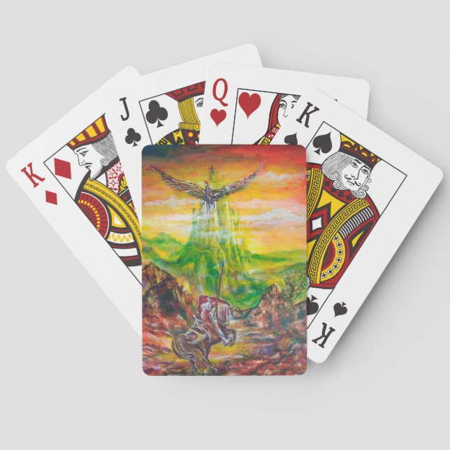 MAGIC DUEL MELLAN BRADAMANT OCH NEGROMANCER CASINOKORT (Baksidan)