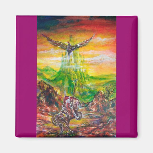 MAGIC DUEL MELLAN BRADAMANT OCH NEGROMANCER MAGNET (Framsidan)