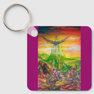 MAGIC DUEL MELLAN BRADAMANT OCH NEGROMANCER NYCKELRING