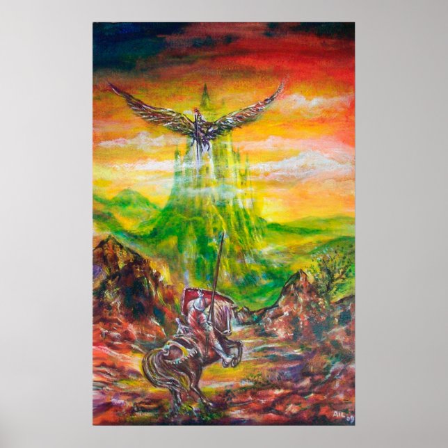 MAGIC DUEL MELLAN BRADAMANT OCH NEGROMANCER POSTER (Framsidan)