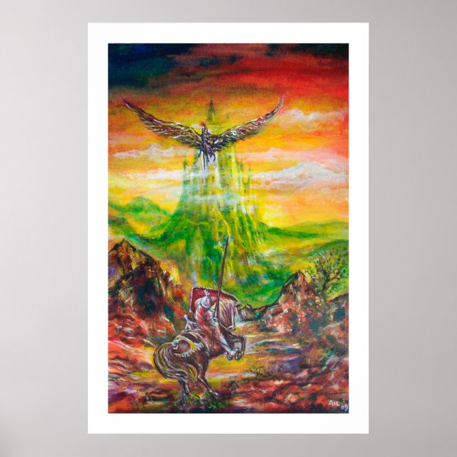 MAGIC DUEL MELLAN BRADAMANT OCH NEGROMANCER POSTER (Framsidan)