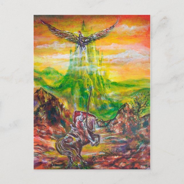 MAGIC DUEL MELLAN BRADAMANT OCH NEGROMANCER VYKORT (Framsida)