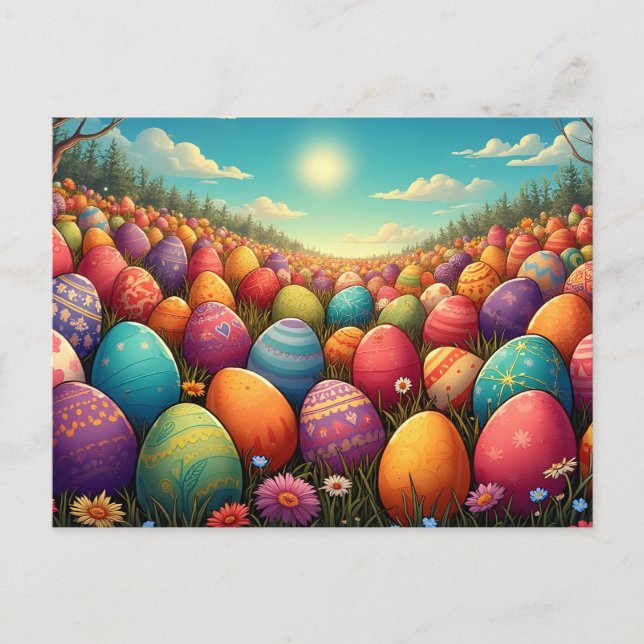 Magic Easterland Helgdag Postcard Helg Vykort (Framsida)