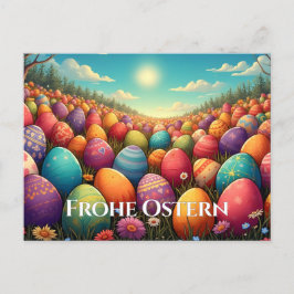 Magic Easterland Helgdag Postcard Helg Vykort