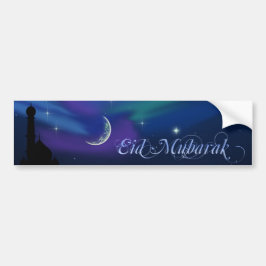 Magic Eid Night Islamic Hälsning Bumper Sticker Bildekal