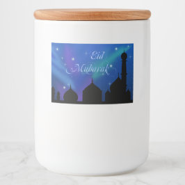 Magic Eid Night - Islamic Hälsning Food Label Mat Etiketter