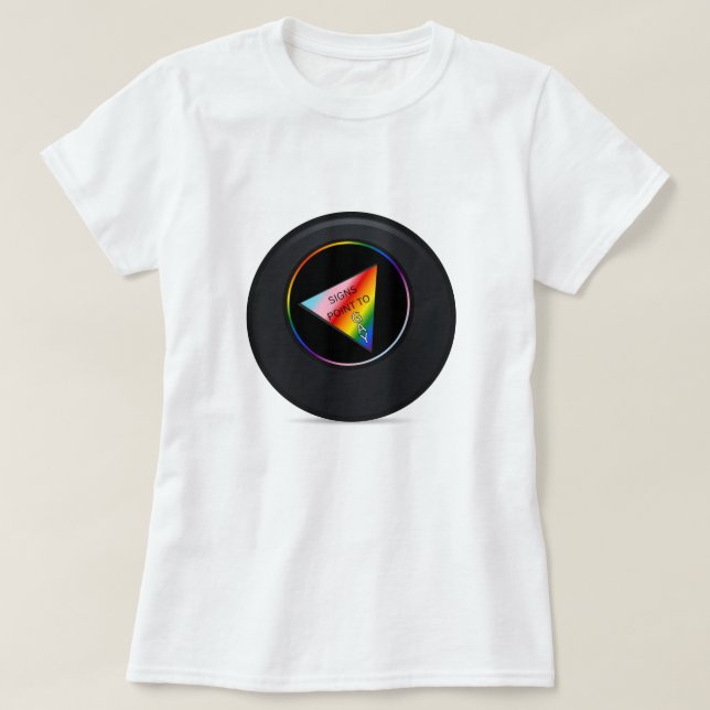Magic Eight Boll Pride T-Shirt (Design framsida)