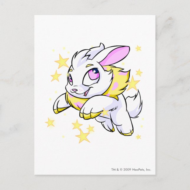 Magic Electric Cybunny Vykort (Framsida)