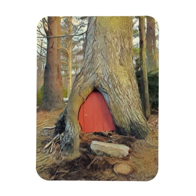 Magic Elf House Magnet (Vertikal)