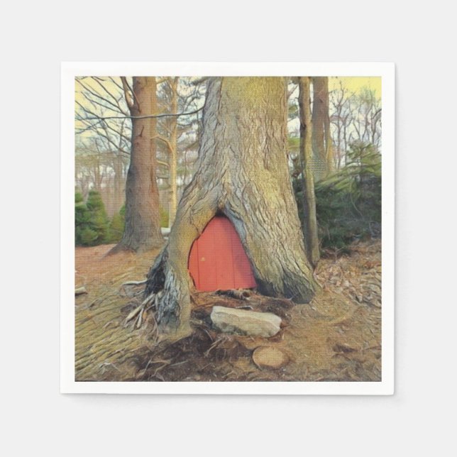Magic Elf House Pappersservett (Framsidan)