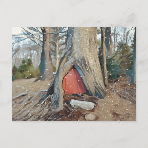 Magic Elf House Vykort