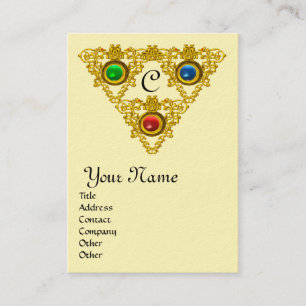 MAGIC ELFIC TALISMAN 2 MONOGRAM VISITKORT