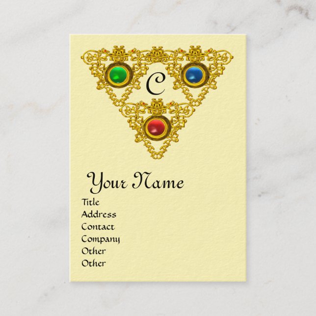 MAGIC ELFIC TALISMAN 2 MONOGRAM VISITKORT (Framsida)