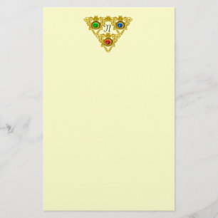MAGIC ELFIC TALISMAN /GULD TRIANGLE Cream Brevpapper