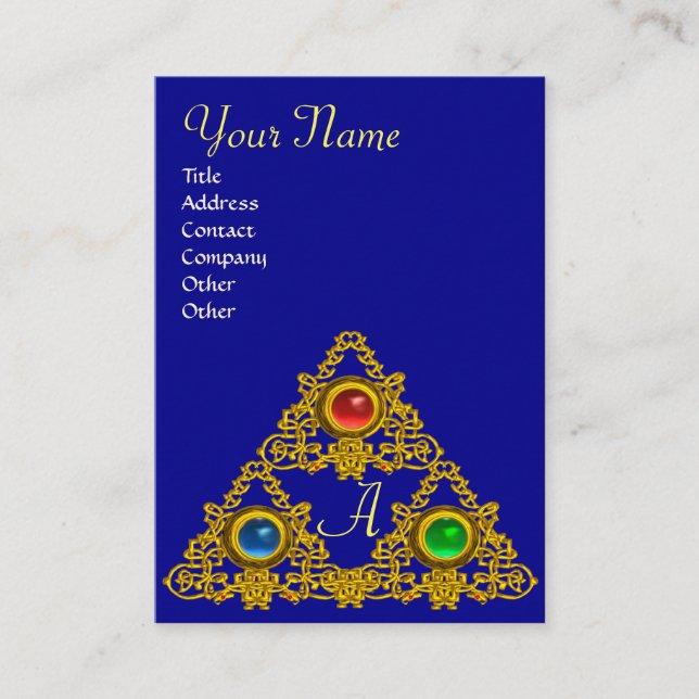 MAGIC ELFIC TALISMAN MONOGRAM VISITKORT (Framsida)
