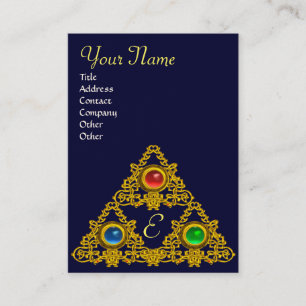 MAGIC ELFIC TALISMAN MONOGRAM VISITKORT