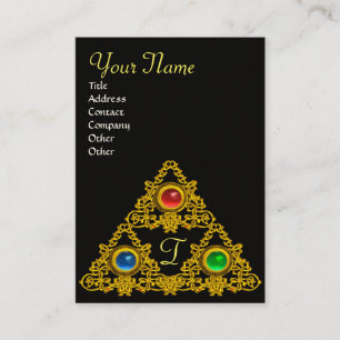 MAGIC ELFIC TALISMAN MONOGRAM VISITKORT