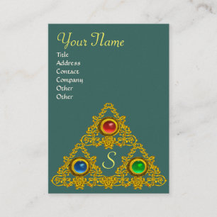 MAGIC ELFIC TALISMAN MONOGRAM VISITKORT