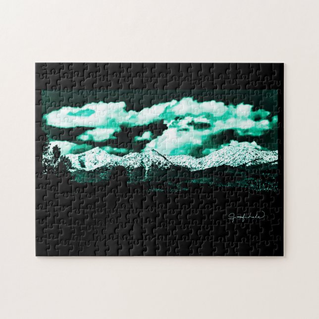 Magic Elkhorn-bergen Pussel (Horisontell)