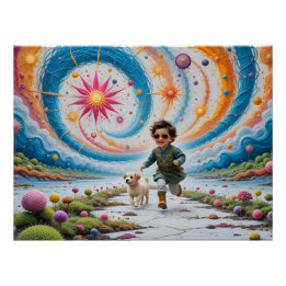 Magic Embroized Wonderland Perfect Poster