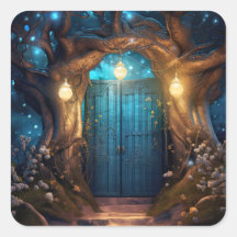 Magic Enchanted Forest Fantasy Antique Door
