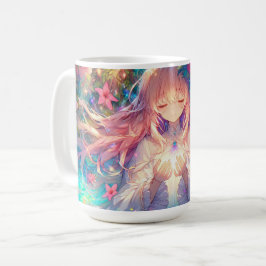 Magic Etheral Anime Girl Kaffemugg
