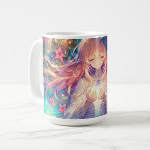 Magic Etheral Anime Girl Kaffemugg