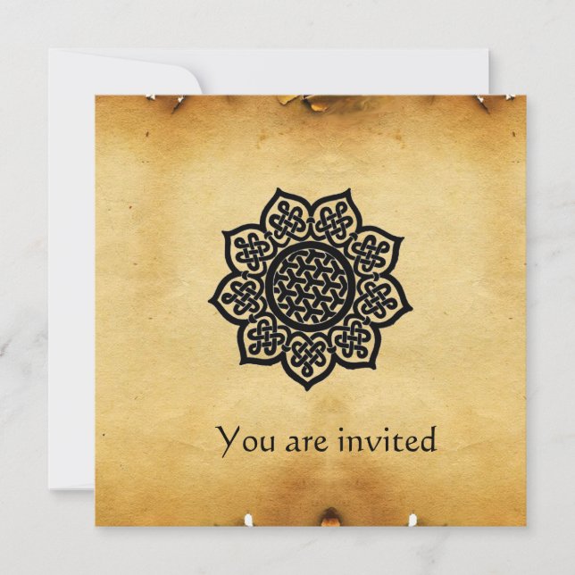 MAGIC EVENT-parchment Inbjudningar (Framsida)