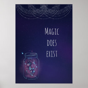 Magic Exist FireFly Burk Poster