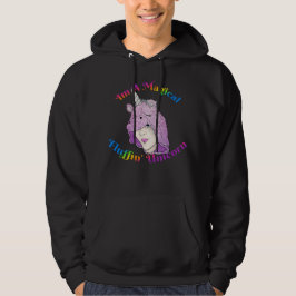 Magic F Unicorn Manar Basic Hooded Sweatshirt