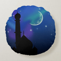 Magic Fabulous Arabian Nights - Round Pillow