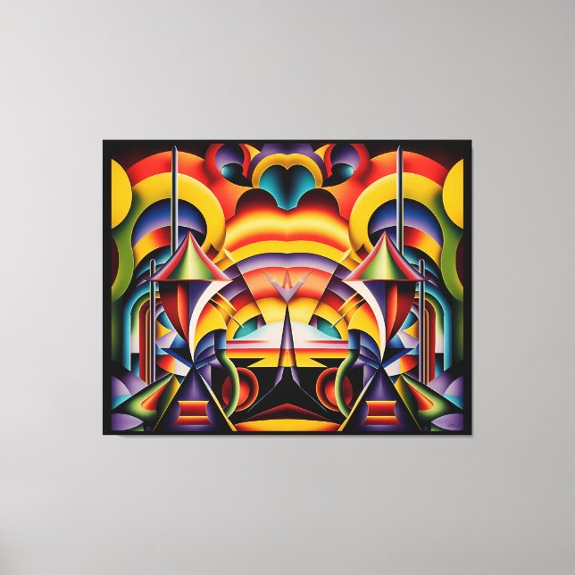 Magic Faces in Magic Places Canvastryck (Framsida)