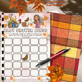 Magic Fairy Baby Shower Bingo Activity Inbjudningar