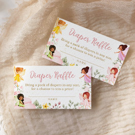 Magic Fairy Baby Shower Diaper Raffle Biljett Tilläggskort