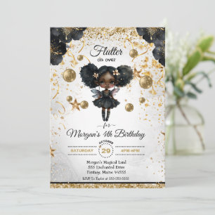 Magic Fairy Birthday-inbjudan Inbjudningar