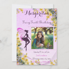 Magic Fairy Birthday Inbjudningar