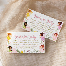 Magic Fairy Blommigt Baby Shower Bokar för Baby Tilläggskort