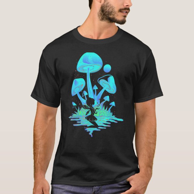 Magic Fairy Dust Mushroom Fairycore Goblincore Fa T Shirt (Framsida)