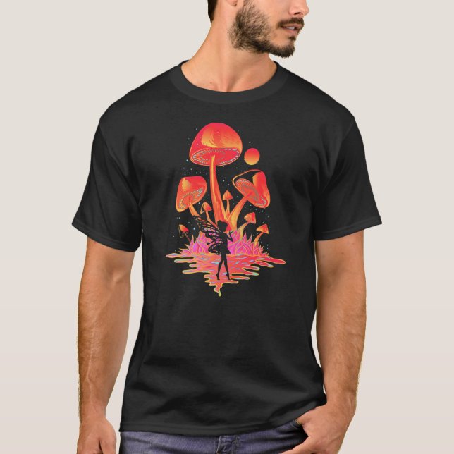 Magic Fairy Dust Mushroom Fairycore Goblincore Fa T Shirt (Framsida)