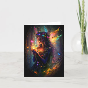 Magic Fairy Enchanted Forest Fantasy Butterflies Kort