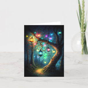 Magic Fairy Enchanted Forest Fantasy Pixie Dust Kort