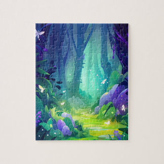Magic Fairy Enchanted Forest Pussel