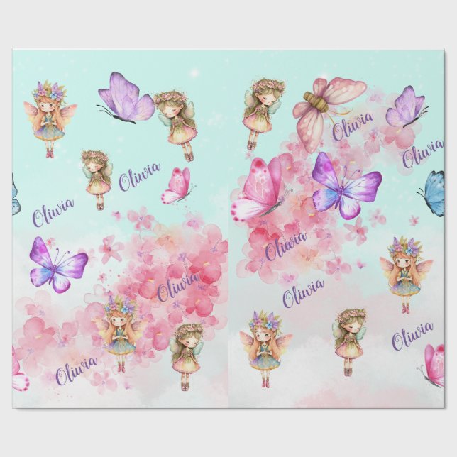 Magic Fairy Enchanted Packing pappra lakan Presentpapper (Seam)