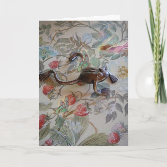 Magic Fairy & Froggy Bird Day Kort (Framsida)