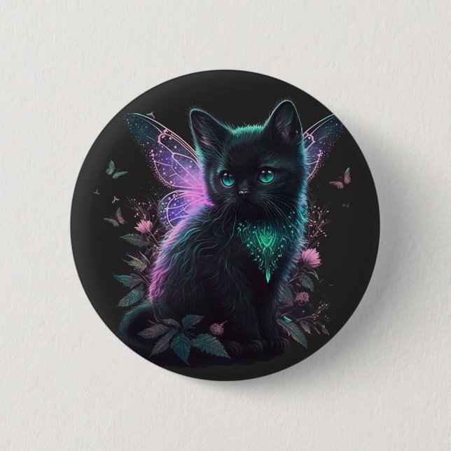 Magic Fairy Kitten Knapp (Framsida)